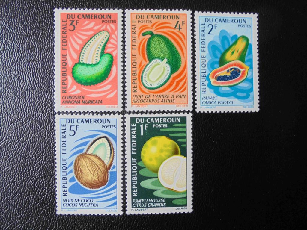 Почтовые марки.Камерун 1969 ГОД **Флора