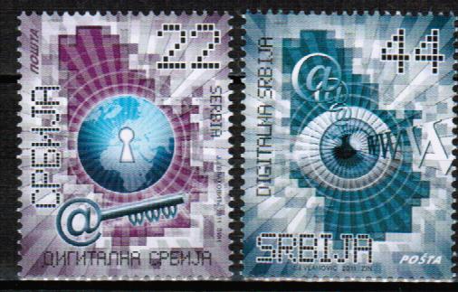 Сербия 2011 Цифровая Сербия Знак @ Digital 2м**