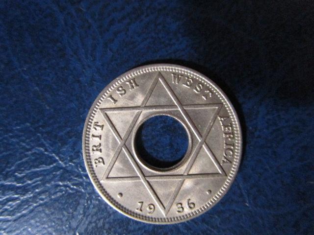 британская западная африка 1/10 пенни 1936