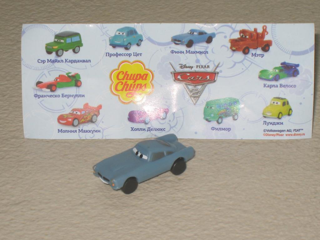 CHUPA CHUPS Cars 2 ТАЧКИ 2 новый+вкладыш