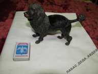 ИГОЛЬНИЦА РЕДКИЙ СТАРИННЫЙ НАСТОЛЬНЫЙ ПРИБОР СОБАКА ПУДЕЛЬ ВЕНСКАЯ БРОНЗА КЛЕЙМО СООТВЕТСТВИЯ РЕДКО