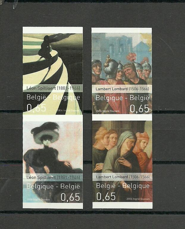 Бельгия 2006 Живопись, б/з, сцепки