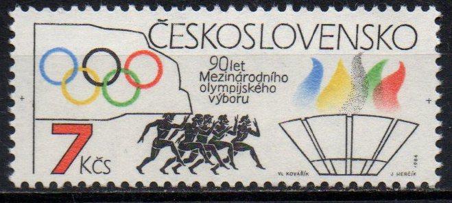 ЧССР 1984  90 лет МОК**