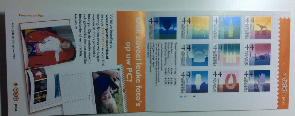 Нидерланды. Технологии. Буклет из 10 марок