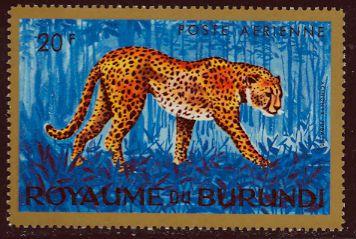 Бурунди 1964. Авиа Кошки Хищники Гепард **