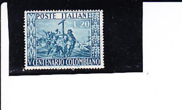 Италия,1951,Ми-833**Колумб-открытие Америки