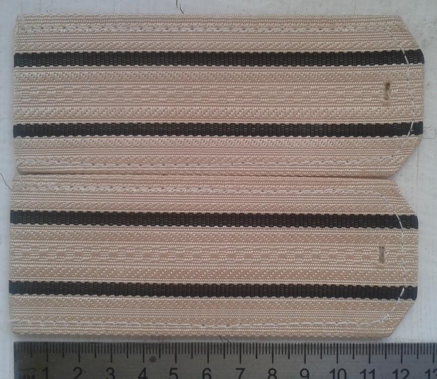 Съёмные  погоны старших офицеров ВМФ на кремовую рубашку, обр. 1994 г.