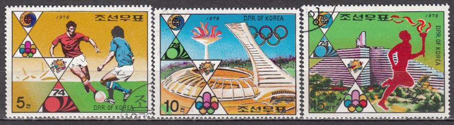 КНДР Корея 1976 спорт олимпиада футбол