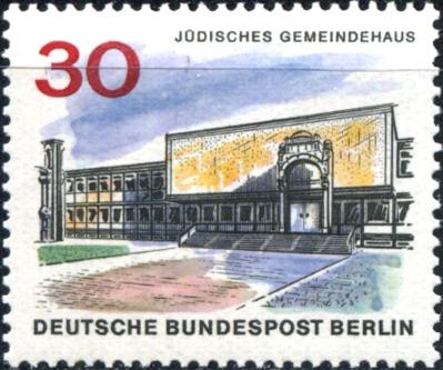 Западный Берлин. 1965. Mi 257. Новый Берлин. Архитектура. MNH**