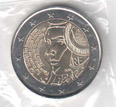 2 евро Франция 2015. 225 лет фестивалю.