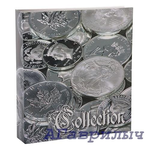 Альбом - папка на кольцах МОНЕТЫ Collectoin, формат ОПТИМА