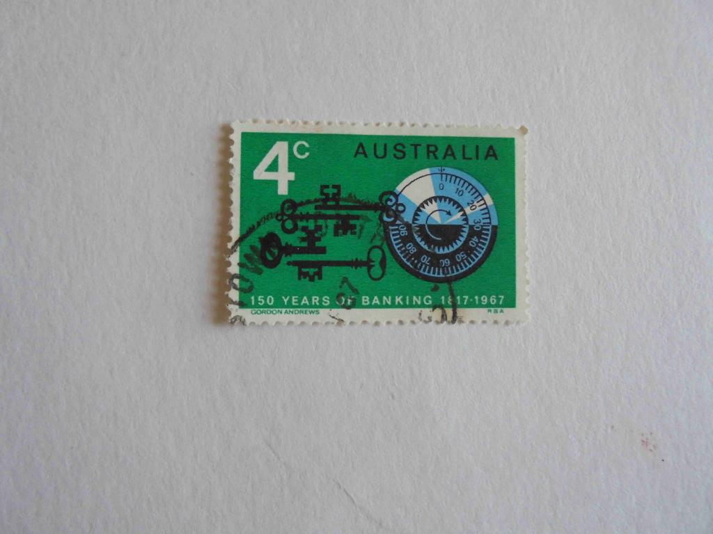 ПОЧТОВАЯ МАРКА. АВСТРАЛИЯ 1967 ГОД *ПРОЧЕЕ.
