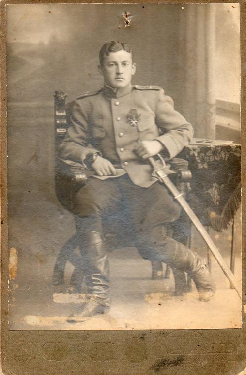 Подпоручик 32-й Арт. бригады. Награда. Аннинское оружие (с определением).