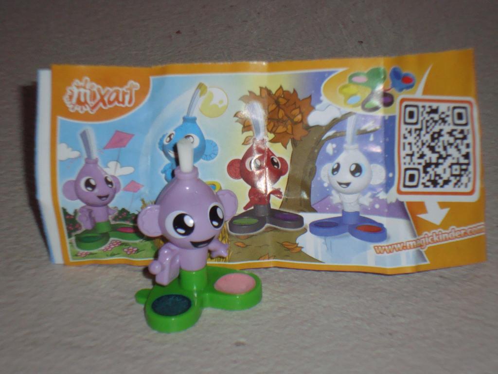 Kinder MIXART новый+вкладыш FT036-A краска