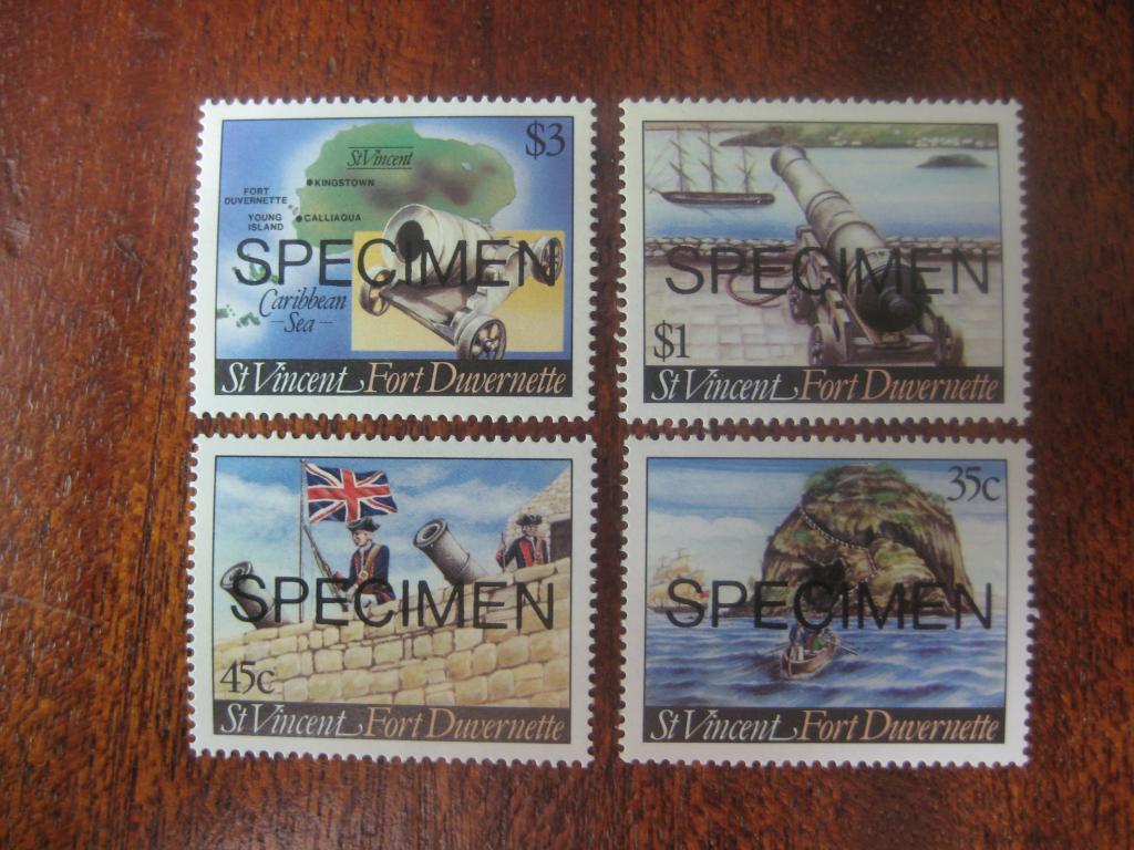 Марки. SPECIMEN. Английское содружество.St.Vincent