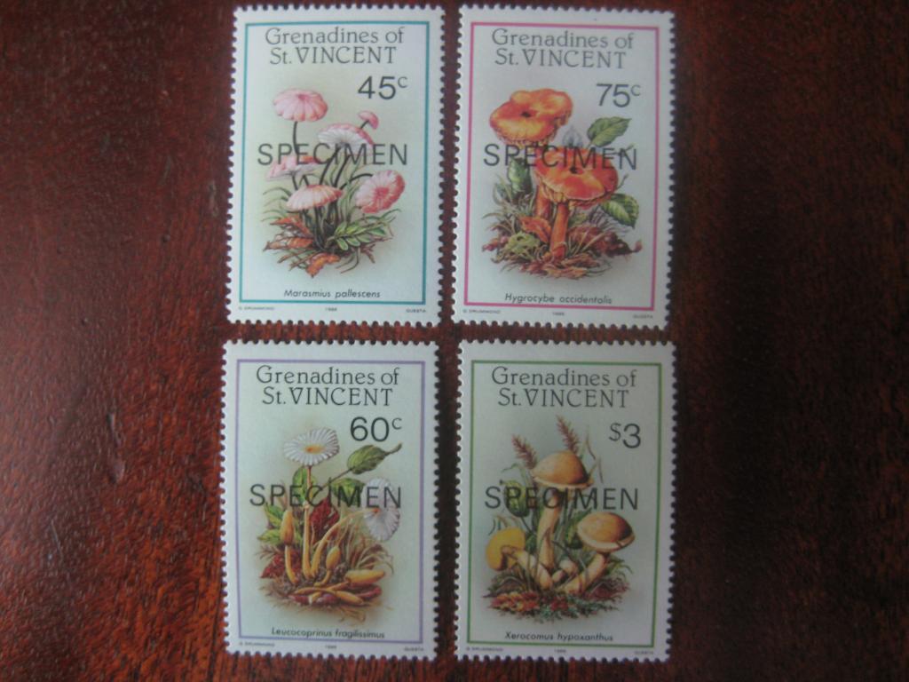 Марки. SPECIMEN. Английское содружество.St.Vincent