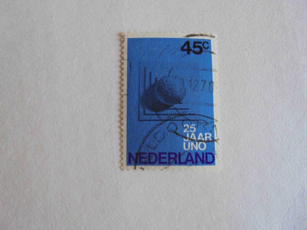 ПОЧТОВАЯ МАРКА.НИДЕРЛАНДЫ 1970 ГОД * КОСМОС.