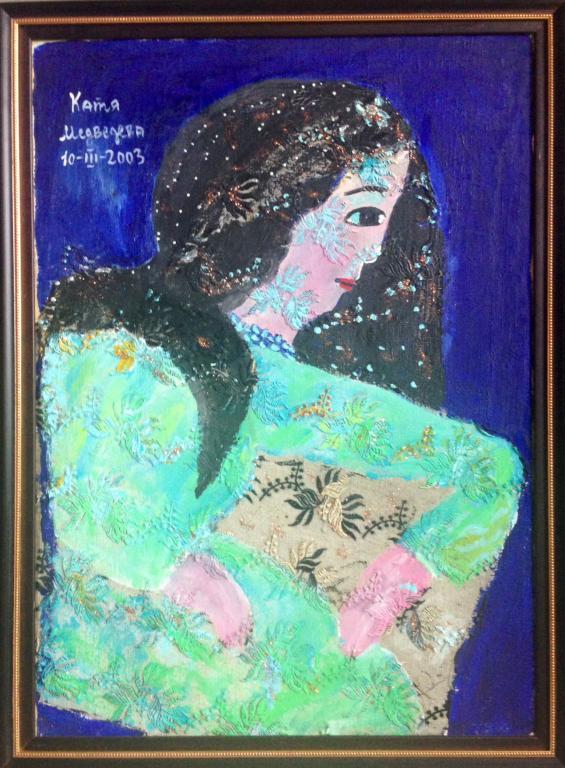 Катя Медведева женский портрет — покупайте на Auction.ru по выгодной цене.  Лот из Санкт-Петербург. Продавец Gallery Saktirin. Лот 16604082964972
