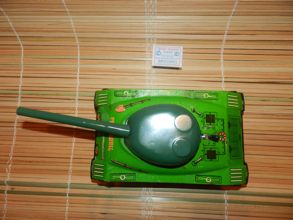 ТАНК "ГВАРДЕЕЦ" Электро-Механический. Дл. 30 см. МЕТАЛЛ. Игрушка СССР 1970г.г.