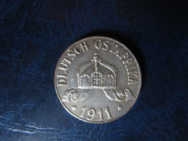 немецкая африка 1 геллер 1911 !!! J