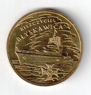 Польша, 2 злотые, 2012, Корабль, UNC.