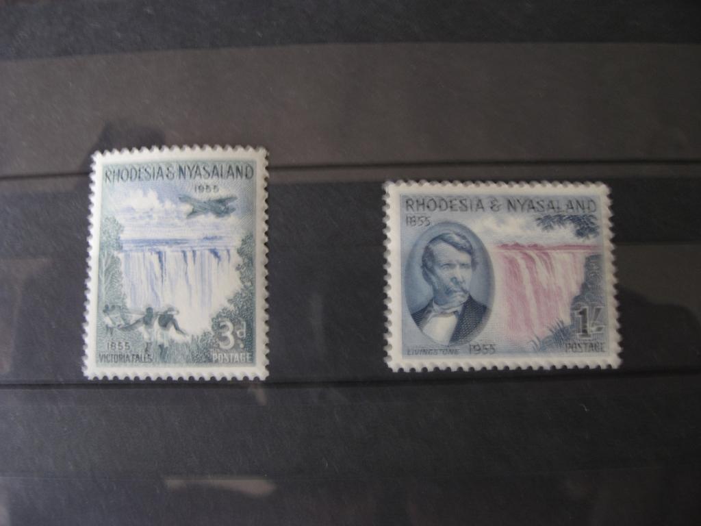 родезия  1955 год sg16-17 MNH OG