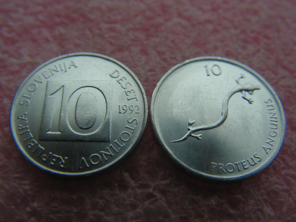 Юги/Словения 10 стотинов 1992 unc