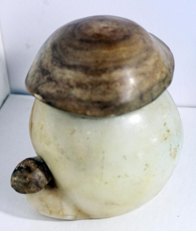 Шкатулка Грибы камень h-11 см