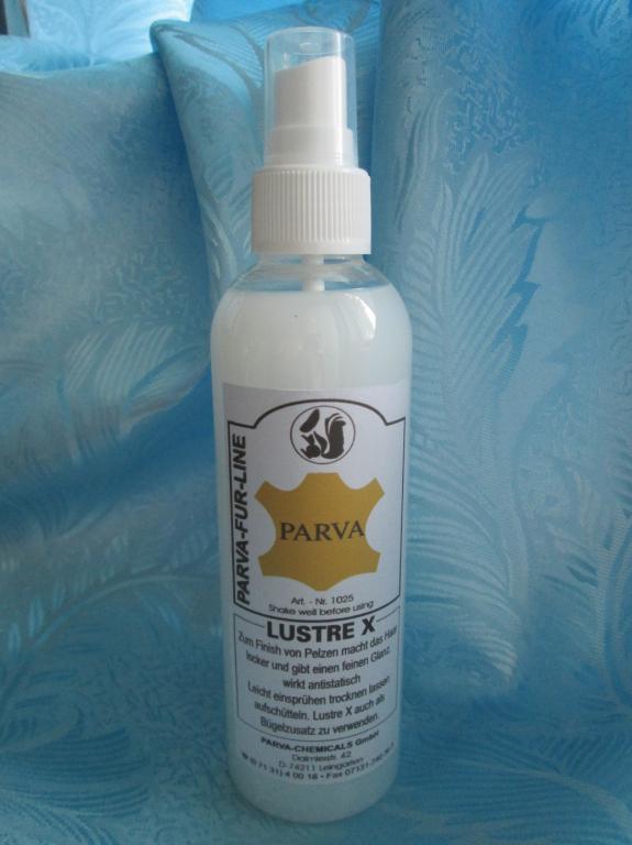 № 9 PARVA LUSTRE X ДОМАШНЯЯ ХИМЧИСТКА И ФИНИШНАЯ ОБРАБОТКА МЕХА 200мл