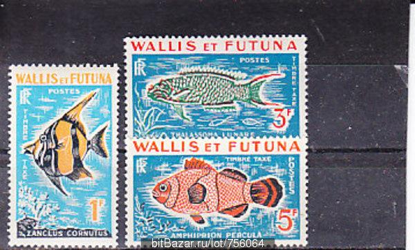 Уоллис и Футуна,1963,Ми-37-9**Морская фауна