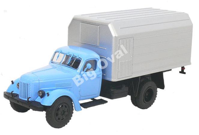ЛуМЗ-890Б (ЗИЛ-164) голубой с серебристым (1/43)