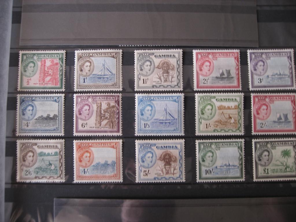 Гамбия   1953  год sg171-185.  MVLH  OG