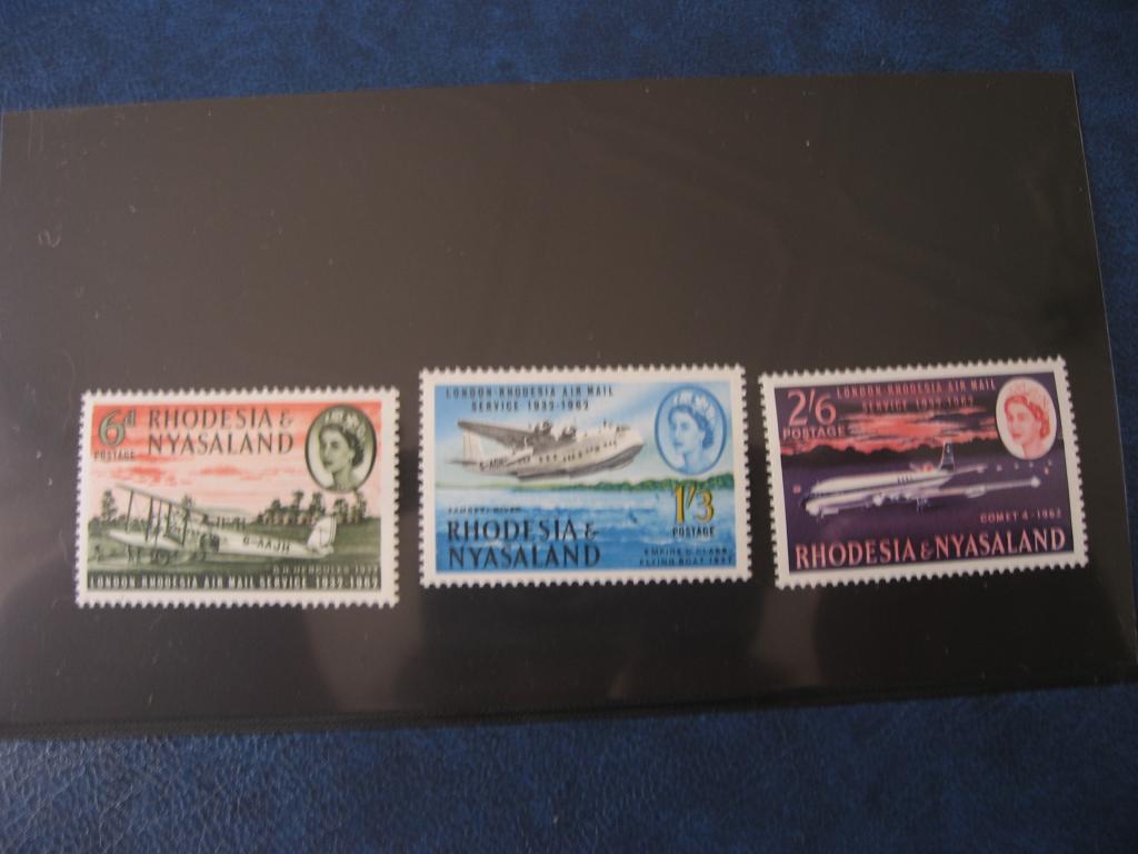 Родезия и ньясаленд 1963 год sg40-42  MNH  OG