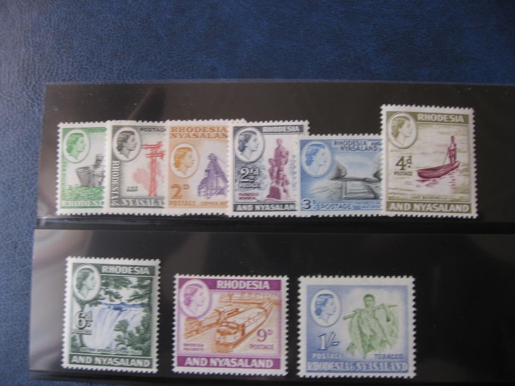 Родезия и ньясаленд 1955 год sg 18-31  MNH  OG