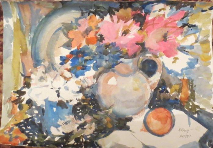 Натюрморт. Букет Цветы. Автор - член Союза Художников РФ
