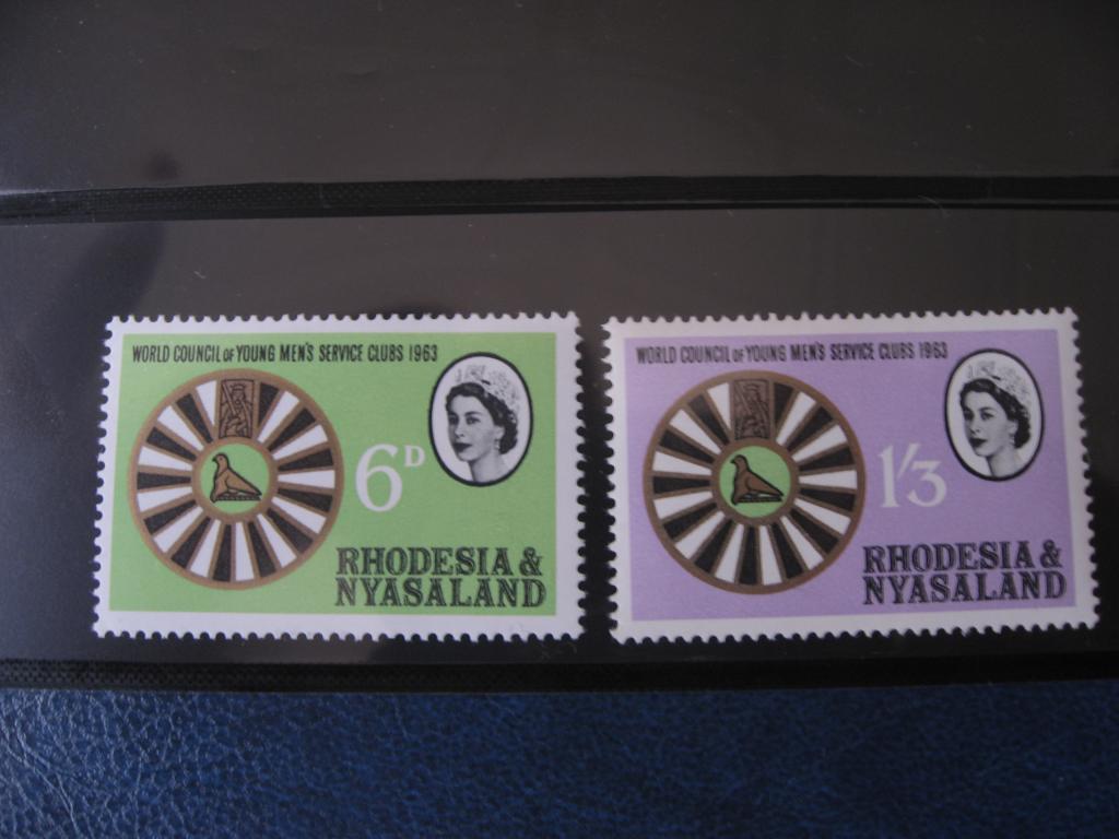 Родезия и ньясаленд 1963 год sg48-49  MNH  OG
