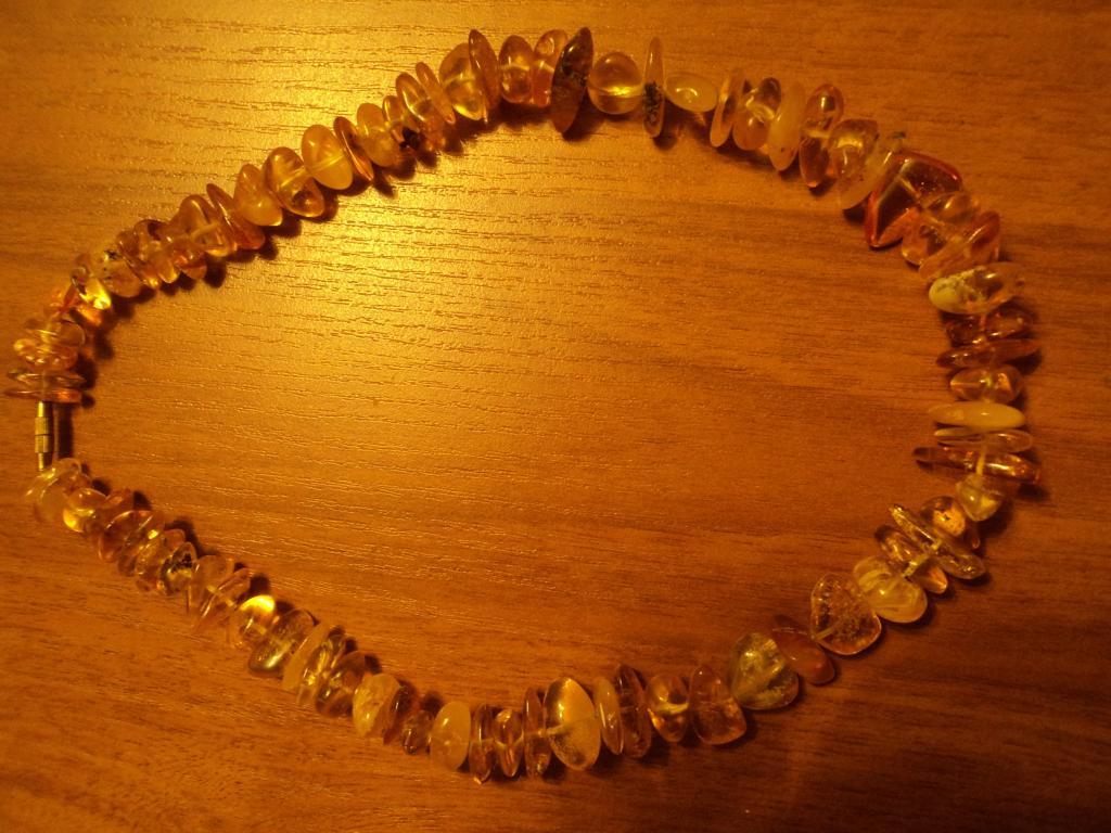 Бусы янтарные, старинные, из СССР, винтаж!