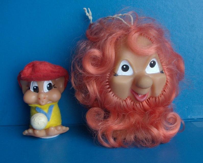 Куколка немецкая ГДР ТРОЛЛЬ ГНОМ гномик чудо лесное 2шт. №3