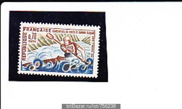 Франция,1969,Ми-1678**Спорт:гребля на кайяке