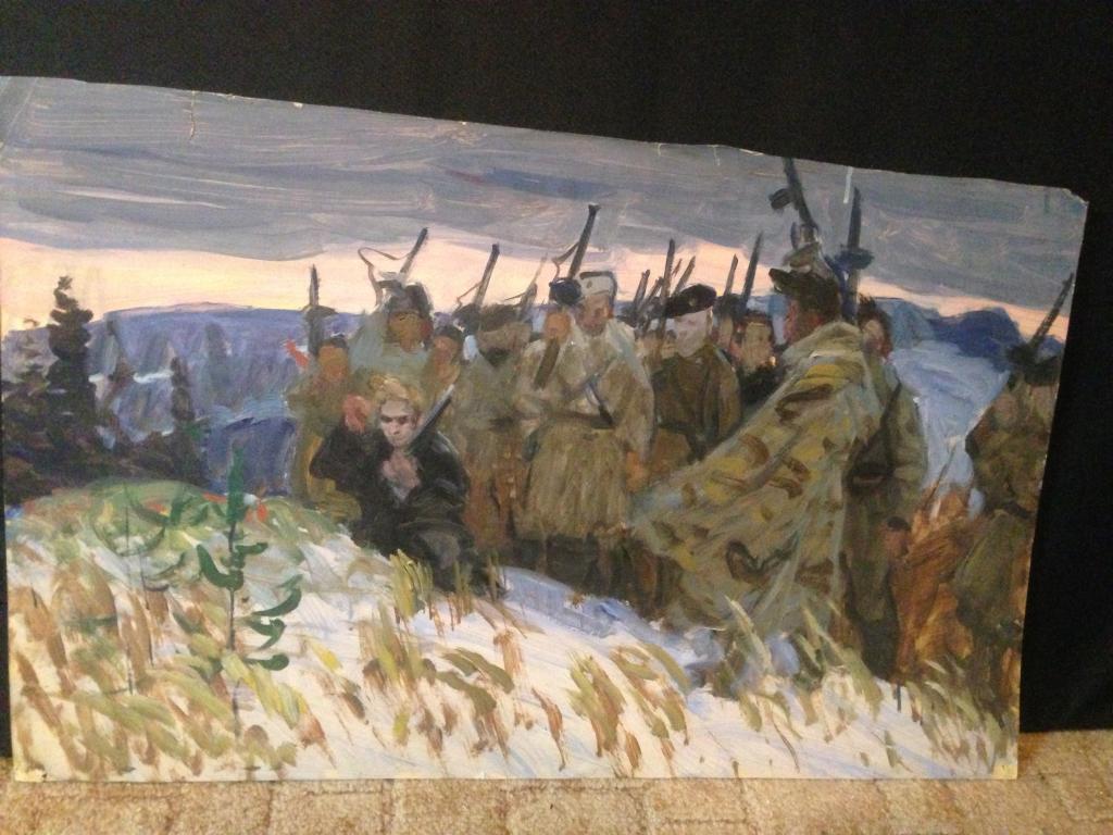 Дмитриевский В.К.(1923-2006) Партизаны прощаются