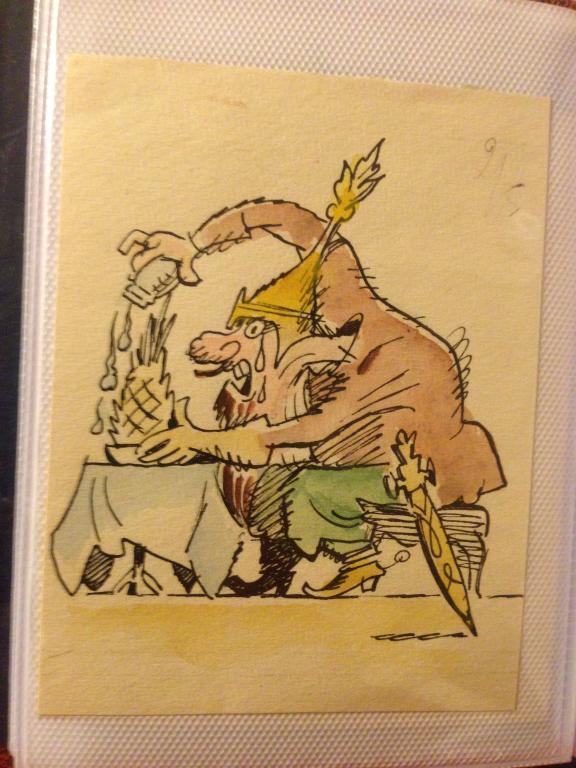 Гальба В.А.(1908-1984) Витязь за едой