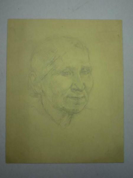 Бантиков А.С.(1914-2001) Портрет пожилой женщины