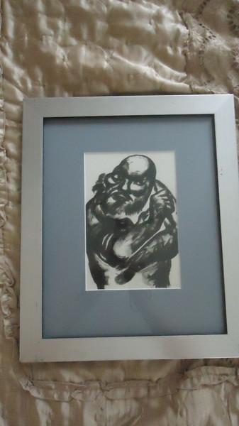 Чубаров Е.И. (1934-2012) Мужчина с массивной головой