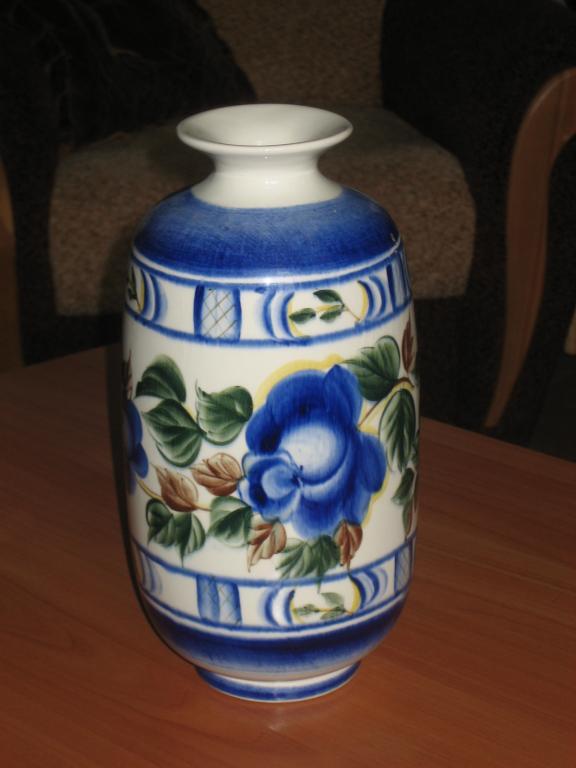 Ваза Цветы Конаково 1970-е гг Интерьер 