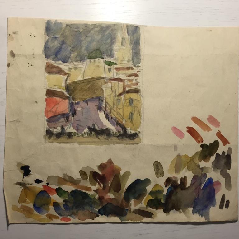 Сорокин И.В. Эскиз к картине "Казань"