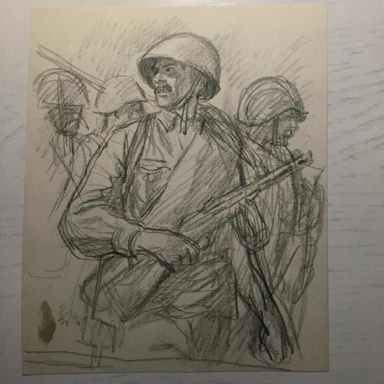 Верейский О. Николай среди идущих бойцов