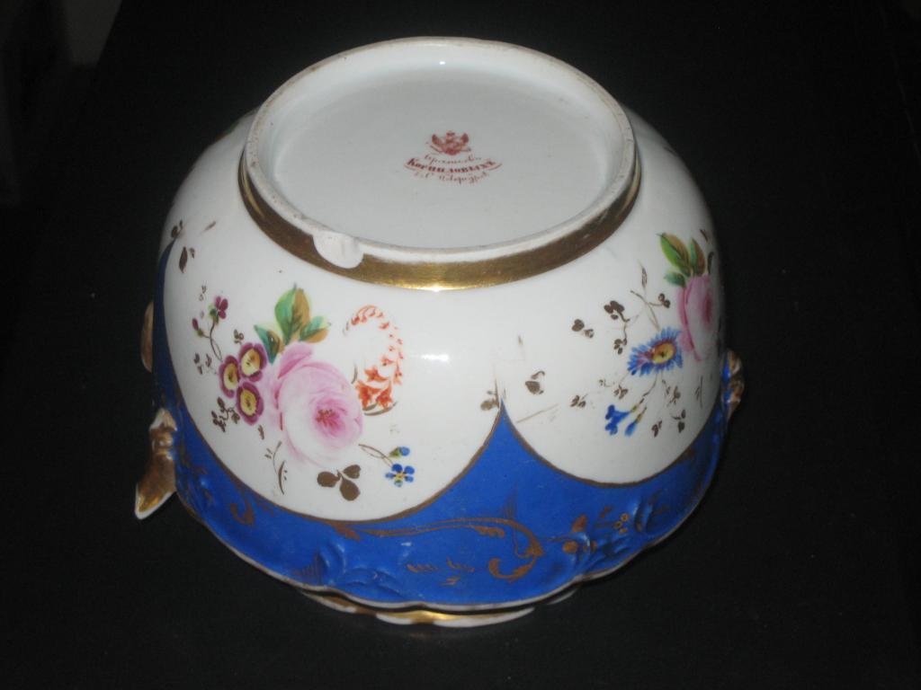Сахарница. Завод Бр. Корниловых. 19 век. Россия. 