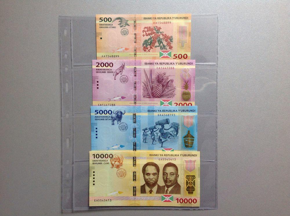 Бурунди. Набор 500, 2000, 5000, 10000 франков  NEW 2015 г. UNC