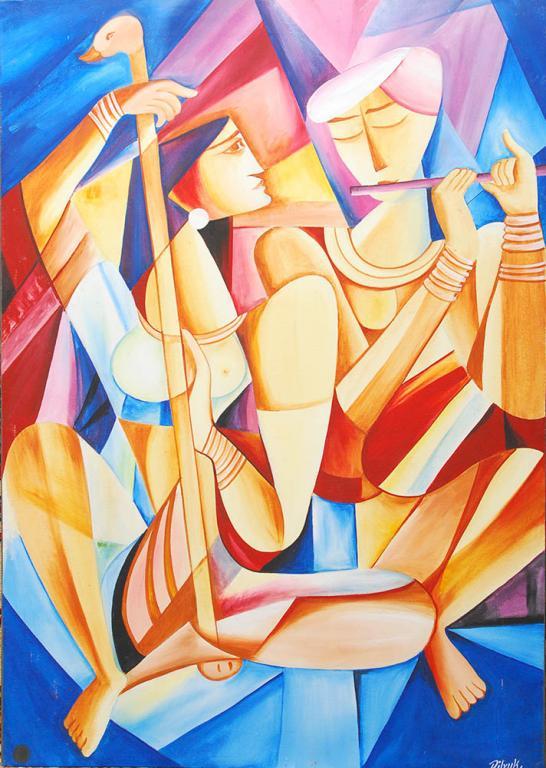 Картина с острова Цейлон (Авторская работа) 