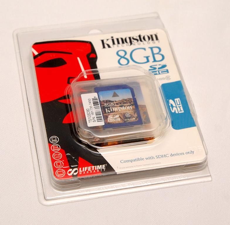 Карта памяти Kingston sdhc 8gb Оригинал! 